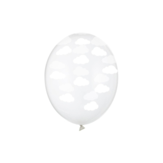 Moln Latexballonger Transparent