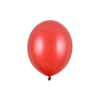 Latexballonger Metallic Poppy Red