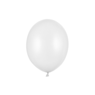 Latexballonger Metallic Pure White