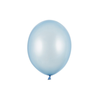 Latexballonger Metallic Baby Blue