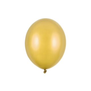 Latexballonger Metallic Gold