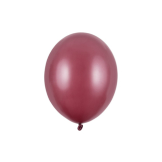 Latexballonger Metallic Maroon