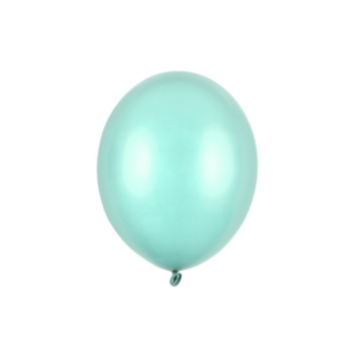 Latexballonger Metallic Mint Green