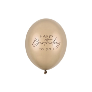 Happy Birthday To You Latexballonger Cold Gold