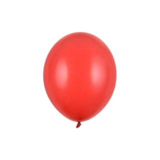 Latexballonger Pastell Poppy Red