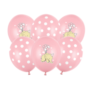 Elefant Ballonger Ljusrosa