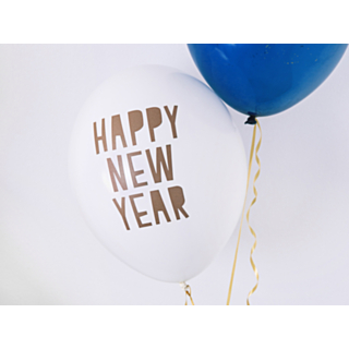 Happy New Year Ballonger Pastellvita