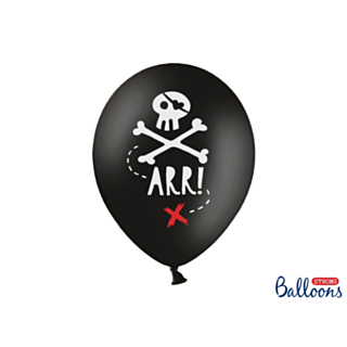 Pirat Ballonger Pastell Svarta