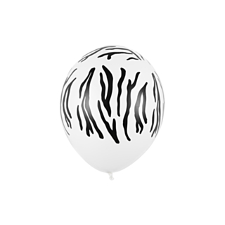 Zebra Ballonger Pastellvita