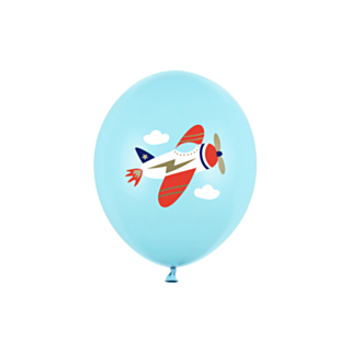 Flygplan Ballonger Ljusblå