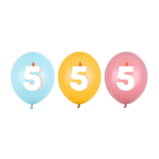 5 År Födelsedag Latexballonger