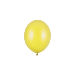 Små Ballonger Metallic Lemon Zest