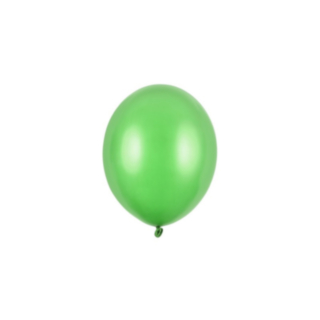 Små Ballonger Metallic Bright Green