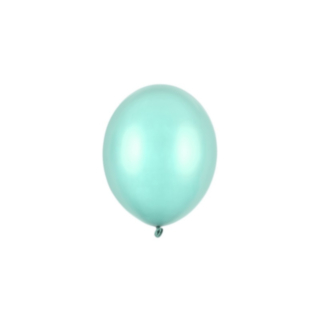 Små Ballonger Metallic Mint Green