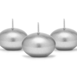 Flytande Ljus Metallic Silver