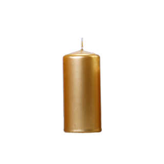 Blockljus Metallic Guld