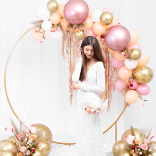 Cirkel Backdrop Guld
