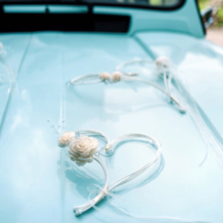 Bröllopshjärtan Till Bilen Cremevita