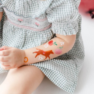 Hästar Falska Tatueringar