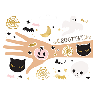 BOO Halloween Falska Tatueringar