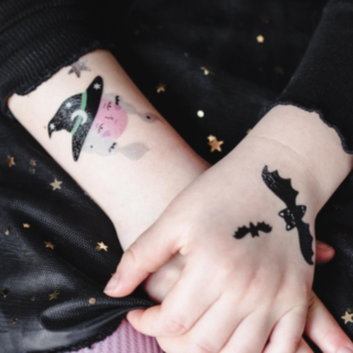Falska Halloween Tatueringar