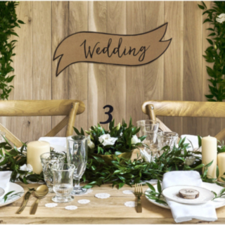 Wedding Skylt