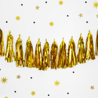 Tofsar Girlang Guld