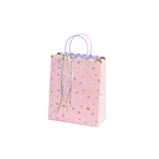 Presentpåse Rosa/Guld