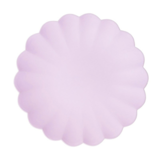 Pastell Plasttallrikar Lila