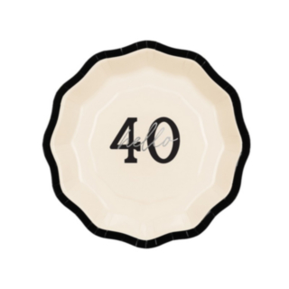 Hello 40 Rosett Papperstallrikar