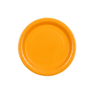 Papperstallrikar Ljusorange