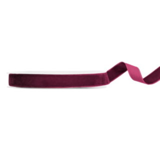 Velourband Mörklila
