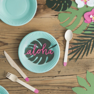Aloha Blad Placeringskort