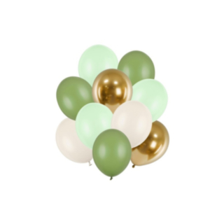 Ballongbukett Pastell Pistage