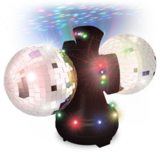 Discokula Dubbel LED Projektor