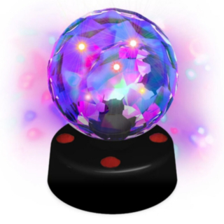 Discokula Lampa Fasettljus