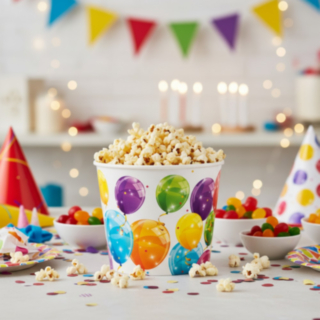 Ballong Popcornbägare