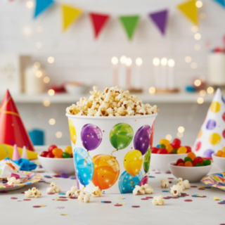 Ballong Popcornbägare