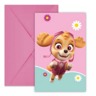 Paw Patrol® Skye & Everest Inbjudningskort