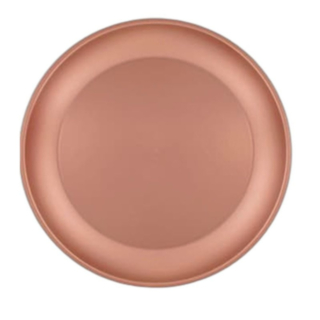Återanvändbara Plasttallrikar Roséguld