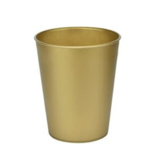 Återanvändbara Plastmuggar Guld