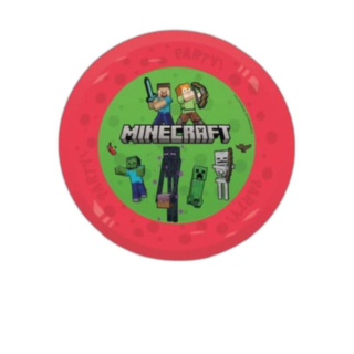 Minecraft® Återanvändbara Plasttallrikar