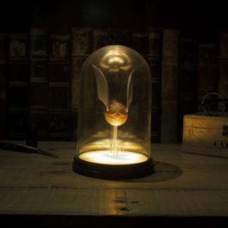Den gyllende kvicken Lampa