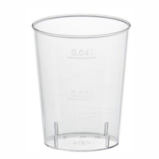 Plast Snapsglas