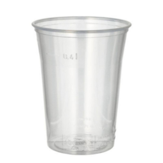 Plastmuggar Genomskinlig