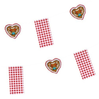 Oktoberfest Girlang Röd