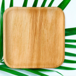 Palmblad Tallrikar Kantiga Eco