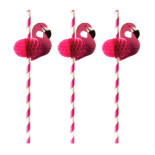 Papperssugrör Flamingo Eco