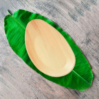 Palmblad Tallrikar Ovala Eco