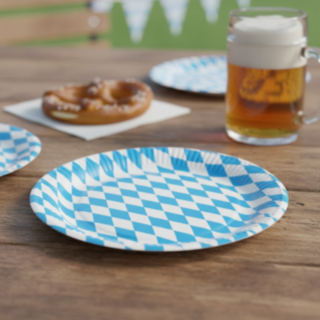Oktoberfest Papperstallrikar